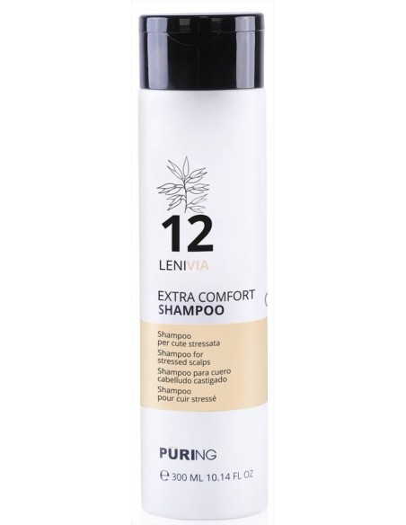 Puring 12 Lenivia Extra Comfort Shampoo per cute sensibile 300 ml
