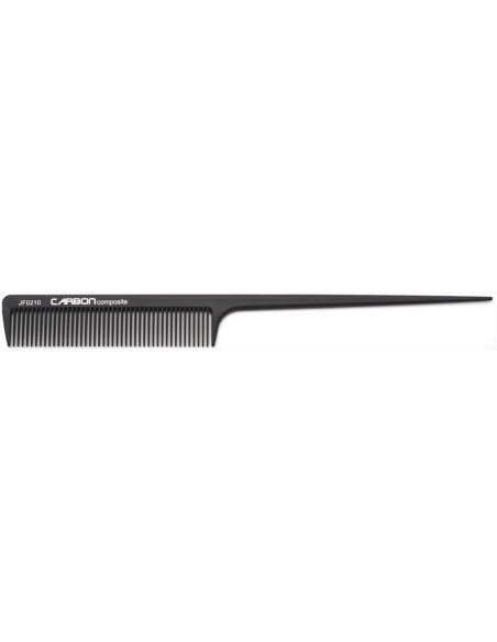 Carbon Composite Pettine Coda in carbonio mod.JF0210 Nero