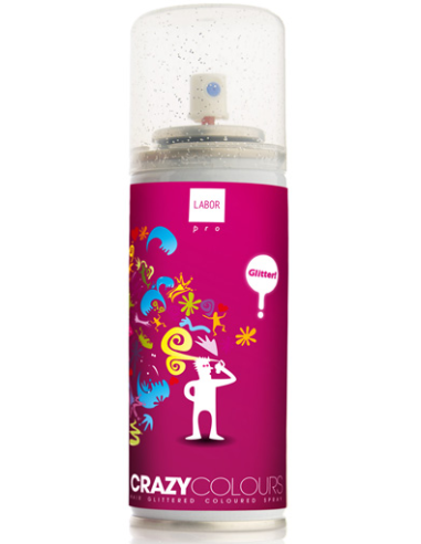 Labor Lacca colorata Glitter Argento 125 ml