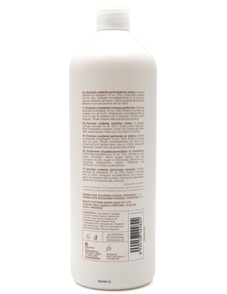 Design Look Oxy Ossigeno Profumato per tintura professionale 1000 ml