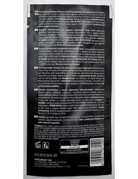 Artègo Good Society 05 B_Blonde Grey Pearl Shampoo 10 ml