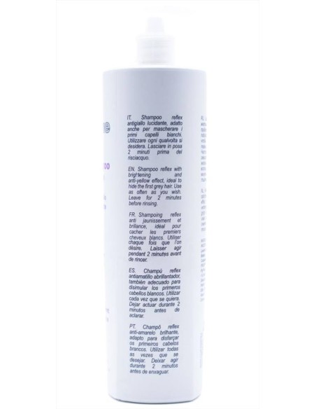 Envie Reflex Shampoo Antigiallo per capelli biondi, grigi o colorati 1000 ml