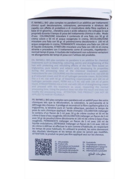Raywell Tecno Performer Complex Keratin fiala ristrutturante 10 pz x 5 ml