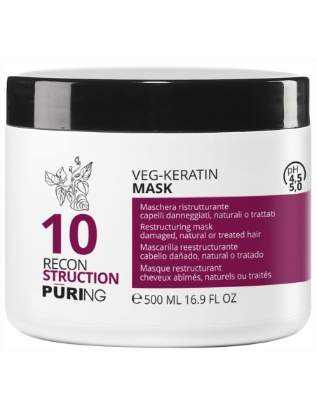 Puring 10 ReconStruction Veg-Keratin Mask per capelli danneggiati 500 ml