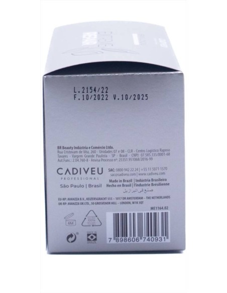 Cadiveu Brasil Cacau Extreme Repair Cocoa Dose – Trattamento Ristrutturante in Fiale 10×15 ml