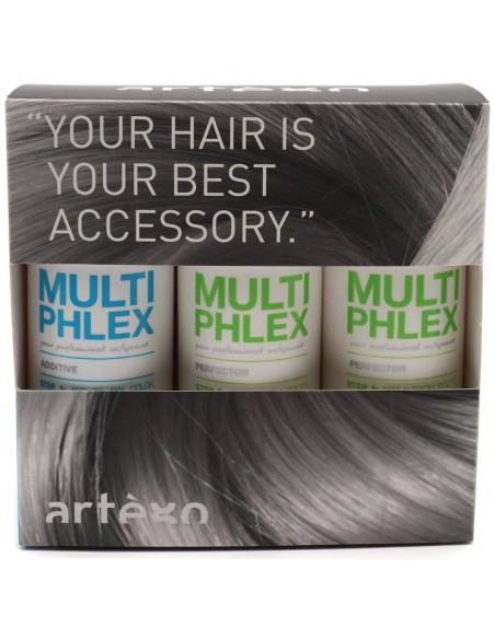 Artègo Multiphlex protettore per capelli da decolorazione, colore e trattamenti chimici 3 flaconi x 100 ml