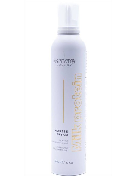 Envie Luxury Milk Protein Mousse Cream modellante per capelli crespi e secchi 300 ml