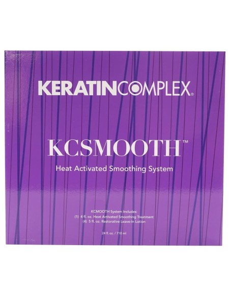 Keratin Complex Kcsmooth kit 5 prodotti Stiratura cheratinica capelli biondi 710 ml