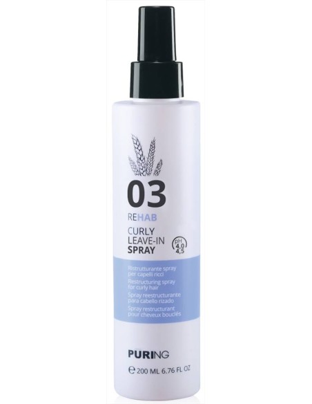 Puring 03 Rehab Restructuring Curly Leave-in spray per capelli ricci 200 ml