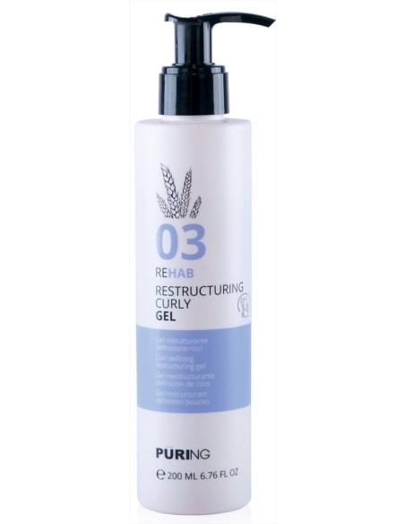 Puring 03 Rehab Restructuring Curly Gel per capelli ricci 200 ml