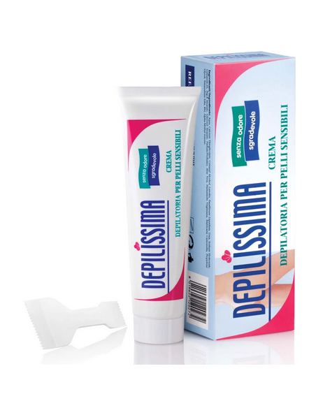 Depilissima - Crema depilatoria per pelli sensibili - Senza odore sgradevole - 100 ml