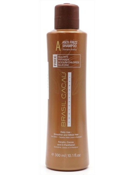 Cadiveu Brasil Cacau Anti Frizz Shampoo Senza Sale 300 ml