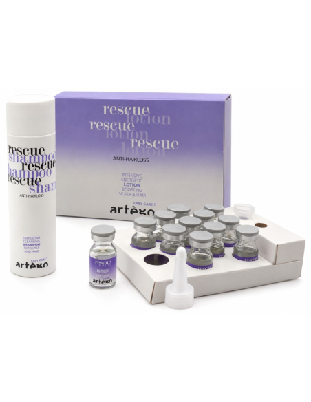 Artègo Easy Care T Kit Rescue Anticaduta Lotion 10 fiale + Shampoo 250 ml