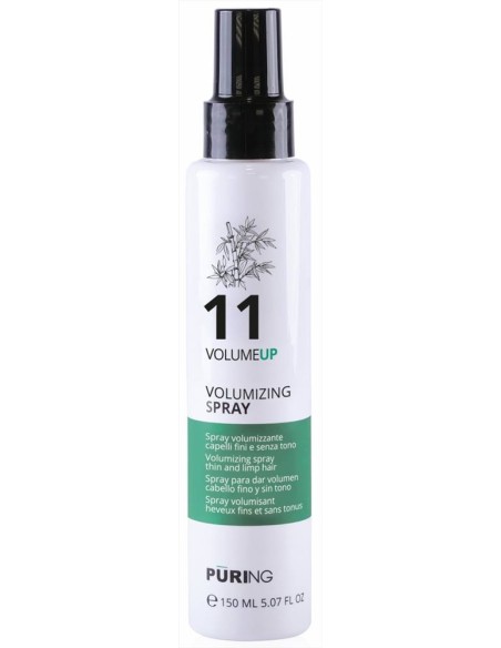 Puring 11 VolumeUp Volumizing Spray volumizzante per capelli fini 150 ml