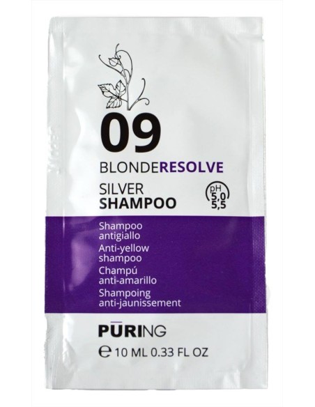 Puring 09 BlondeResolve Silver Shampoo antigiallo 10 ml   