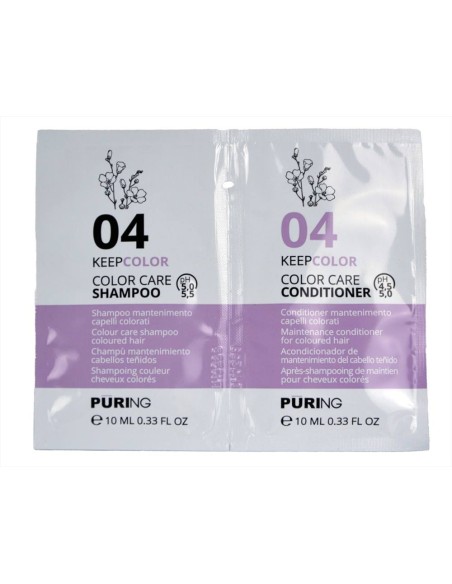 Puring 04 KeepColor Color Care Shampoo+Conditioner nutriente 2 x 10 ml 