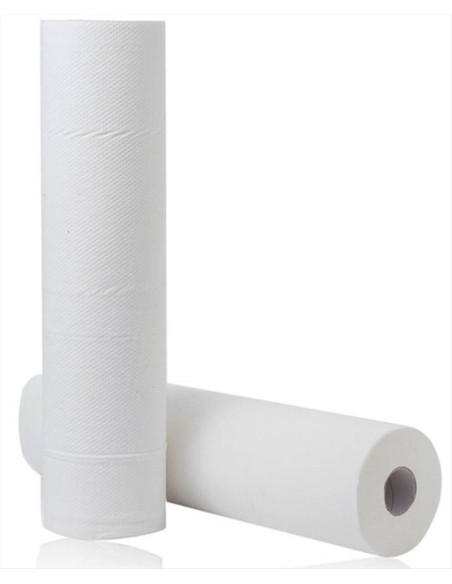 Labor Lenzuolino Medico Microcollato 2 Veli Goffrato in Cellulosa H 60 cm 