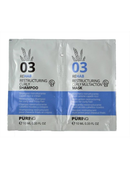 Puring 03 Rehab Restructuring Curly Shampoo+Conditioner nutriente 2 x 10 ml  