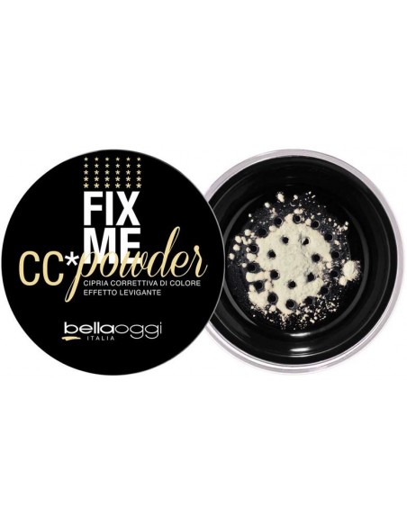 BellaOggi Fix Me CC Powder Cipria correttiva colore effetto levigante 7,5 gr