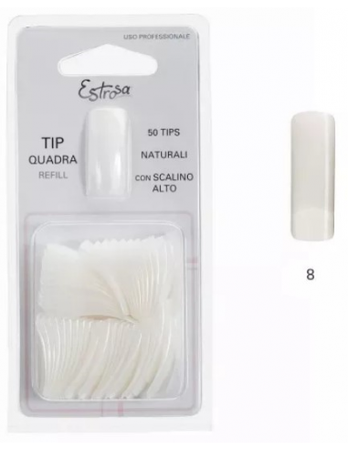 Estrosa Tips per Refill colore naturale a forma...