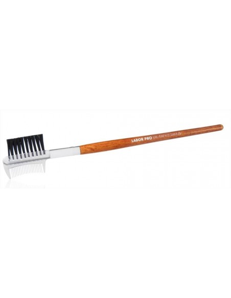 Labor Pettine Sopracciglia Make Up in Legno e Plastica
