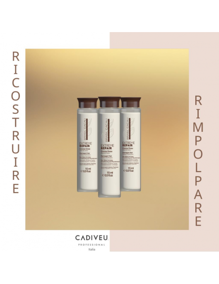 Cadiveu Brasil Cacau Cocoa Dose Fiale Exterme Repair 15 ml x 10 pz