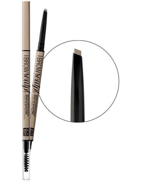 BellaOggi I Brow Sculpt Matita sopracciglia tratto micro a lunga tenuta 16h