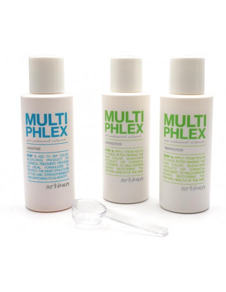 Artègo Multiphlex protettore per capelli da decolorazione, colore e trattamenti chimici 3 flaconi x 100 ml
