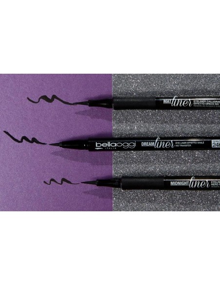 BellaOggi Mat Liner Effetto Opaco Water and Sweat Nero