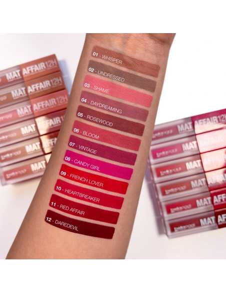 BellaOggi Mat Affair 12H Rossetto Liquido 4,4 ml