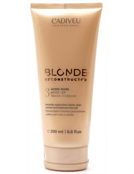Cadiveu Blonde Reconstructor N.3 Acidic Mask Ricostruzione 200 ml