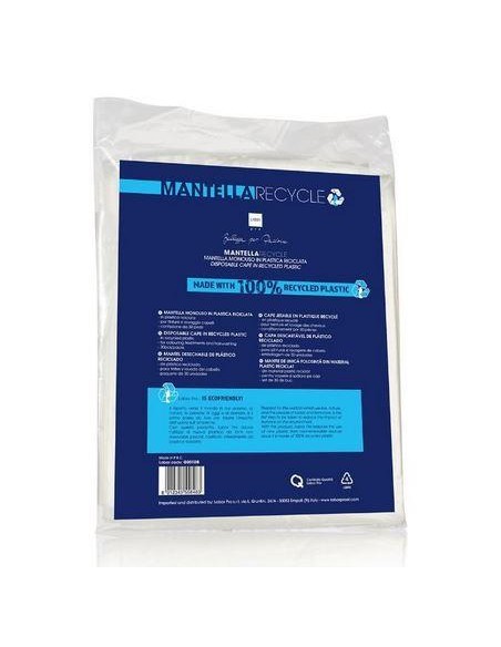 Labor Mantellina Monouso Bianca in PE Riciclato 30 pz