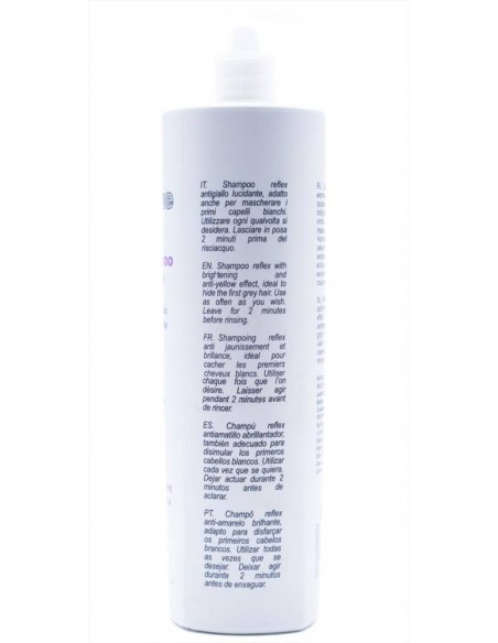 Envie Reflex Shampoo Antigiallo per capelli biondi, grigi o colorati 1000 ml