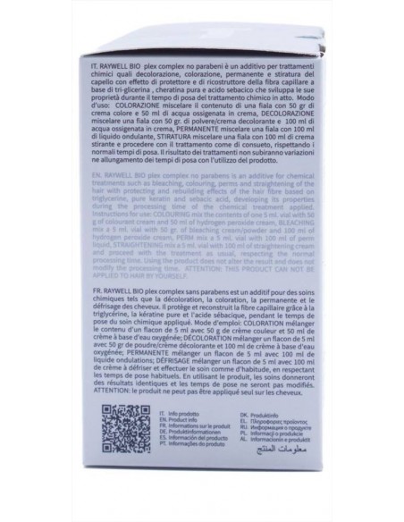 Raywell Tecno Performer Complex Keratin fiala ristrutturante 10 pz x 5 ml