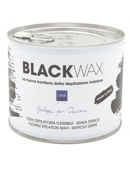 Labor Black wax cera depilatoria senza strisce 400 ml