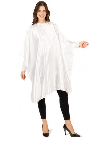 Labor Prince Satin mantella taglio in raso bianco