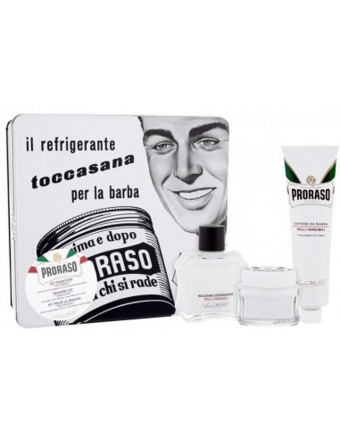 Proraso "il refrigerante" Kit rasatura bianco 3...