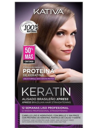 Kativa Keratin Liscio Brasiliano Xpress 3 pz