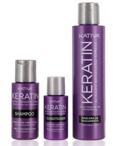 Kativa Keratin Liscio Brasiliano Xpress 3 pz