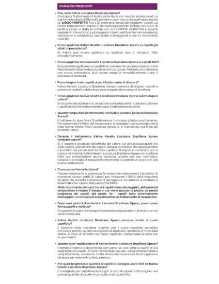 Kativa Keratin Liscio Brasiliano Xpress 3 pz