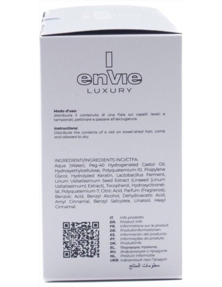 Envie Luxury Keratin Restructuring Lotion 10 fiale x 10 ml