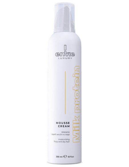 Envie Luxury Milk Protein Mousse Cream modellante per capelli crespi e secchi 300 ml