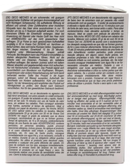 Envie Tecnic Deco Meches Protein Polvere Decolorante Blu Antigiallo 500 gr 