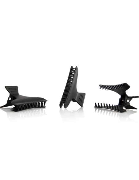 Labor Classica pinza sparticiocca in plastica nera cf 12 pz 