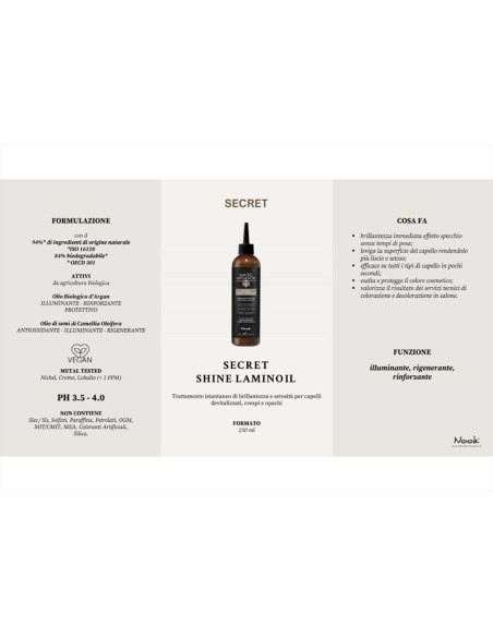 Nook Magic Arganoil Secret Shine Laminoil 250 ml