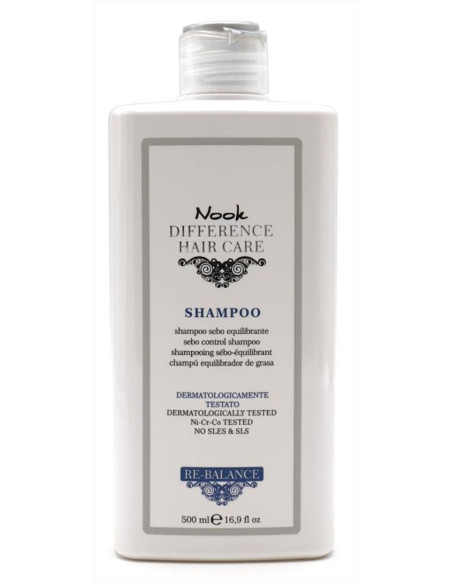 Nook Difference Hair Care Re-Balance Shampoo sebo equilibrante 500 ml