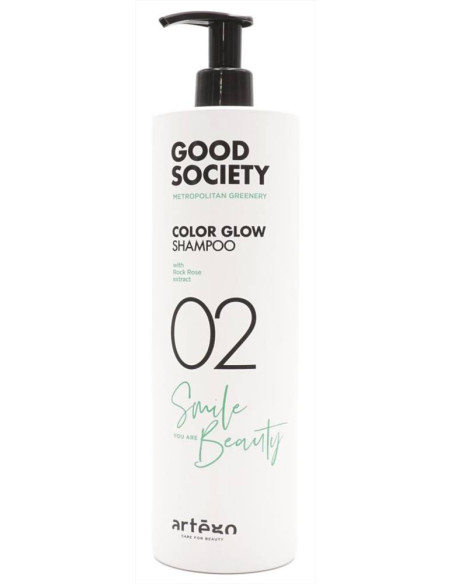 Artègo Good Society 02 Color Glow Shampoo per Capelli Colorati 1000 ml