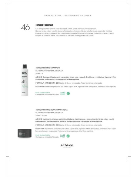 Artègo 46 Nourishing set trattamento nutrizione profonda con omaggio