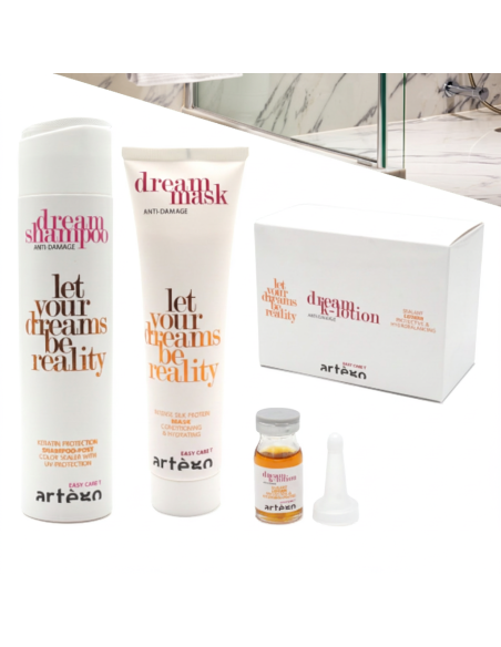 Artègo Dream Anti-Damage – Trio completo di ricostruzione professionale con omaggio
