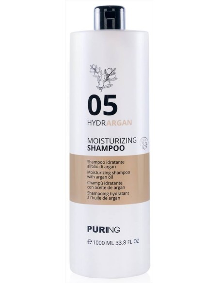 Puring 05 Hydrargan Moisturizing Shampoo all’olio di argan 1000 ml